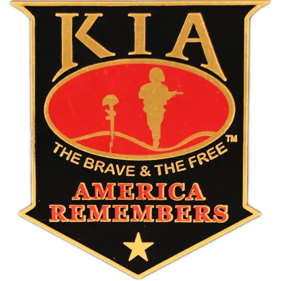 KIA America Remembers Flexible Magnet Car Fridge Locker Decal (2-7/8") {1}
