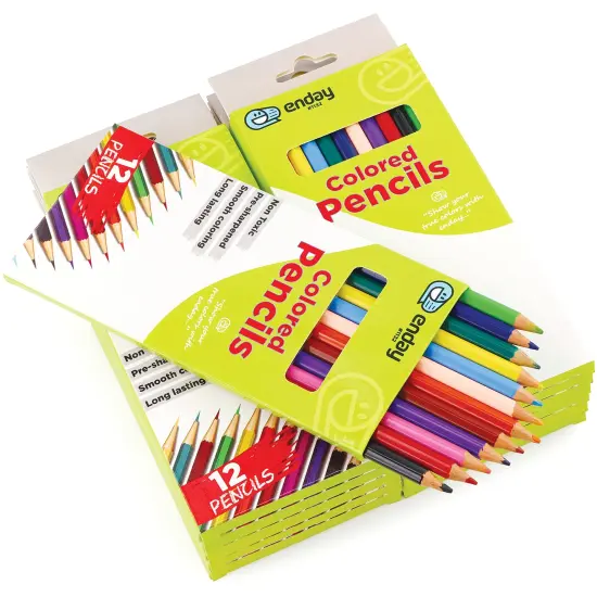 Enday 12 Sharpened Colored Pencils {1}