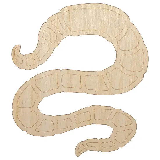 Wiggling Worm Earthworm Unfinished Wood Shape Piece Cutout for DIY Craft Projects {7}
