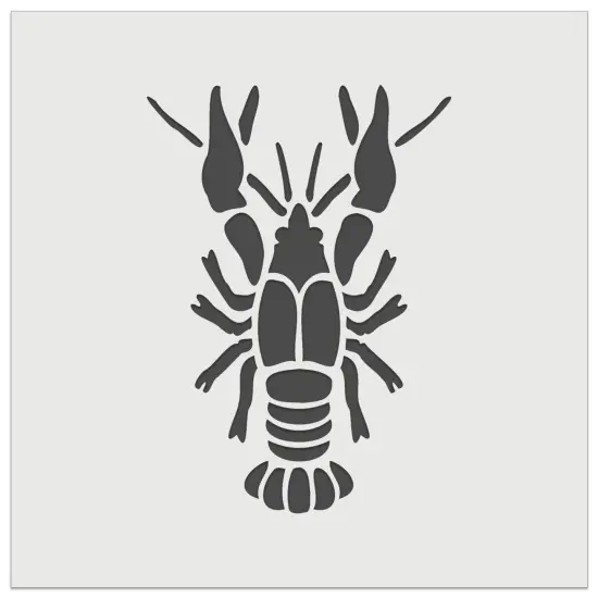 Crawdad Crayfish Mudbug Crustacean Wall Cookie DIY Craft Reusable Stencil {2}