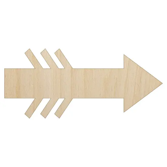Fun Arrow Unfinished Wood Shape Piece Cutout for DIY Craft Projects {1}