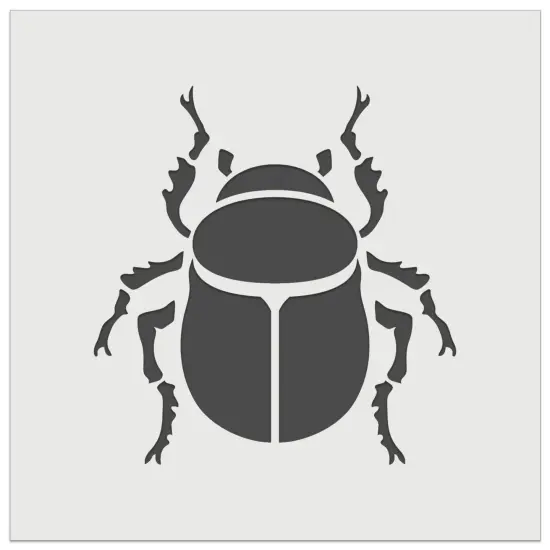 Scarab Beetle Insect Bug Wall Cookie DIY Craft Reusable Stencil {7}