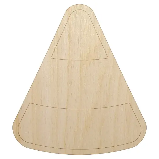 Candy Corn Halloween Unfinished Wood Shape Piece Cutout for DIY Craft Projects {2}