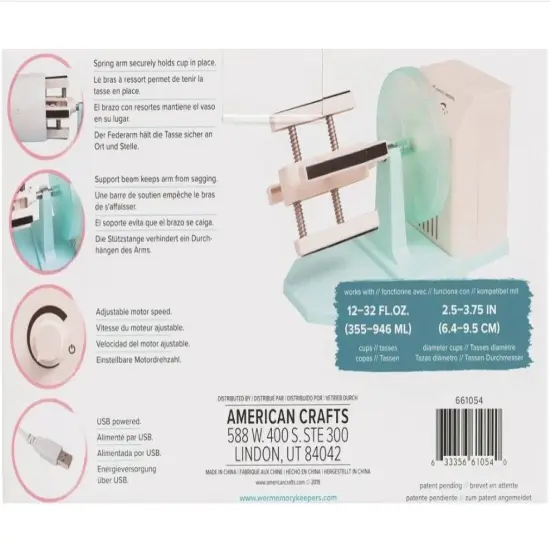 We R Memory Keepers Spin It PRO Tumbler Turner - Rotary Drying Tool 661054 {5}