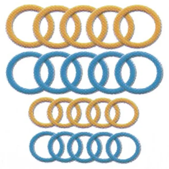 Clover Soft Stitch Jumbo Ring Markers-20/Pkg {2}
