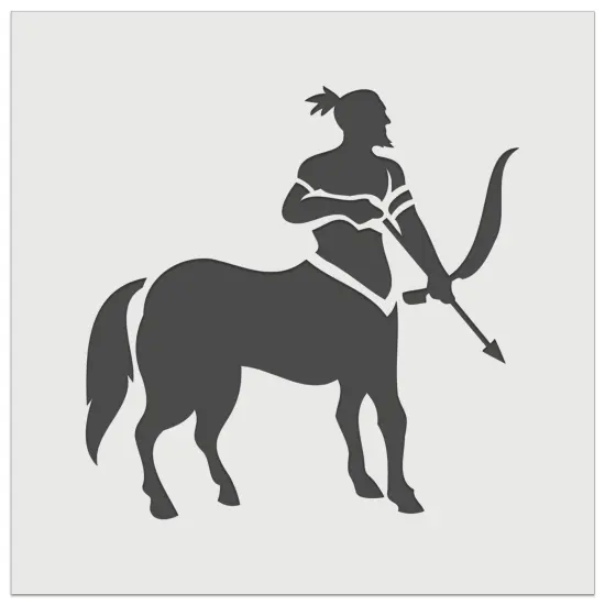 Centaur Mythical Creature Half Horse Man Saggitarius Wall Cookie DIY Craft Reusable Stencil {7}
