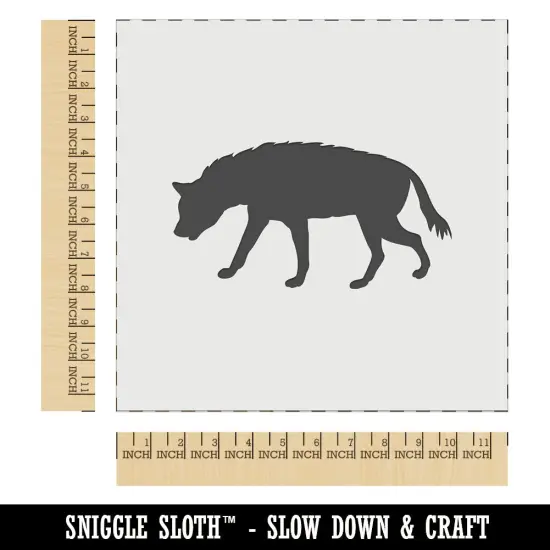 Hyena Solid Wall Cookie DIY Craft Reusable Stencil {1}