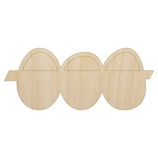 Egg Crate Doodle Unfinished Wood Shape Piece Cutout for DIY Craft Projects {7}