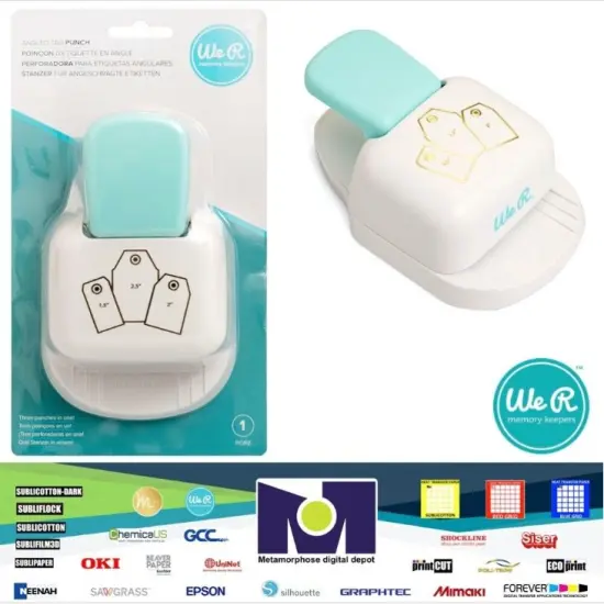 We R Memory Keepers 3-in-1 Angled Tag Punch 60000038 by American Crafts {1}
