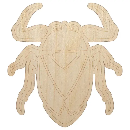 Giant Water Bug Aquatic Insect Unfinished Wood Shape Piece Cutout for DIY Craft Projects {7}