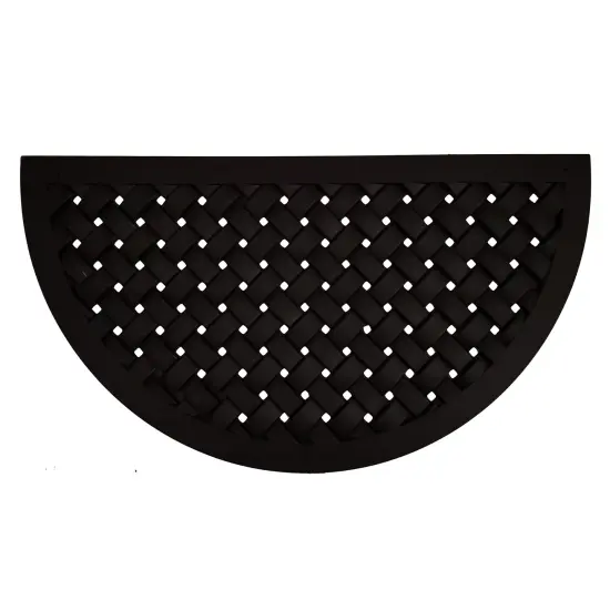 Hampton Weave Rubber Mat {3}