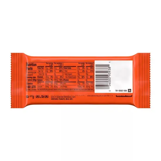 REESE'S Big Cup Milk Chocolate Peanut Butter, Gluten Free, Bulk Cups Candy King Size Packs, 2.8 oz- Case of 16 {2}