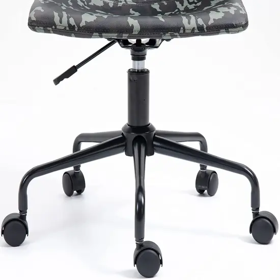 ISL Furnishings InterSpaceLiving Print Desk Chair (Camo Vinyl/Black) {3}