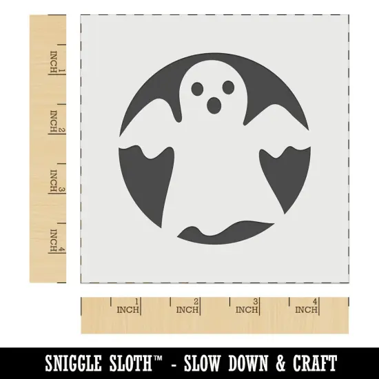 Spooky Halloween Ghost Wall Cookie DIY Craft Reusable Stencil {7}
