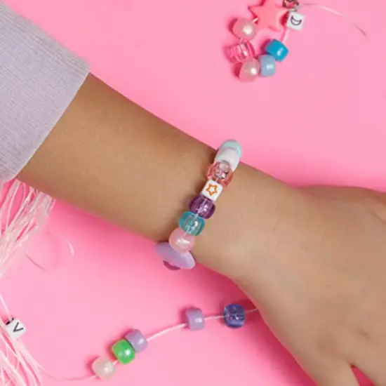 Incraftables Pony Beads for Bracelets Making 9mm & 3 Colors Letter Beads for Jewelry Making (7mm, 1080pcs) for DIY Friendship Bracelets & Crafts, Jewelry & Hair Craft {2}