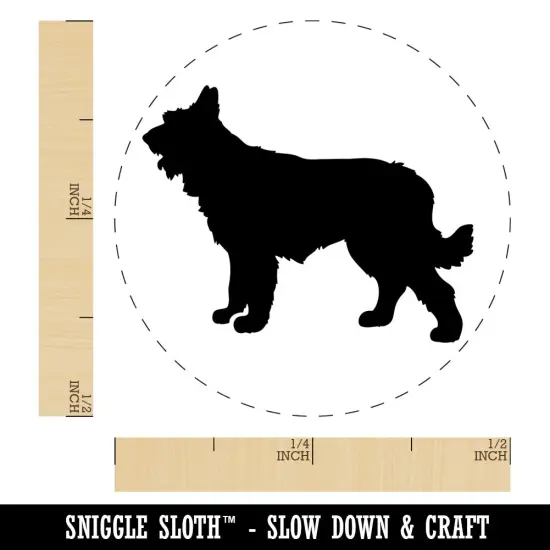 Berger Picard Dog Solid Self-Inking Rubber Stamp Ink Stamper for Stamping Crafting Planners Purple {1}