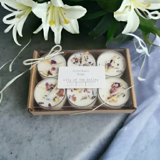 Lily of the Valley Soy Tealights Hand Poured with Fragrant/Essential Oils! | Wedding Favors {2}