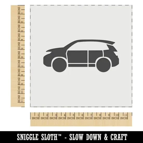 SUV Sports Utility Automobile Vehicle Wall Cookie DIY Craft Reusable Stencil {1}
