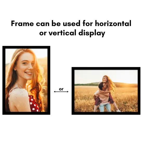 Americanflat Poster Frame - Large Picture Frame for Displaying Posters, Photos and Artwork - Polished Plexiglass Cover - Hanging Hardware for Horizontal and Vertical Display {4}