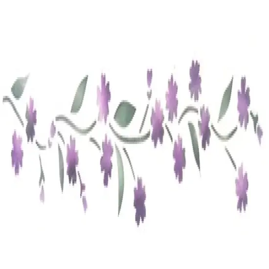 Forget Me Not Cake Stencil Side | C548 by Designer Stencils | Stencils for Royal Icing, Airbrush, Dusting Powder | {2}