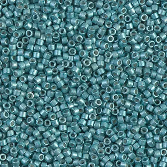 Miyuki Delica Bead 11/0 - DB1183 - Galvanized Semi-Frosted Dark Aqua {1}