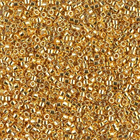 Miyuki Delica Bead 11/0 - DB0031 - 24kt Gold Plated {1}