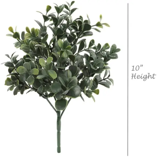 Lifelike Artificial Boxwood Bush - Faux Greenery for Indoor & Outdoor D&eacute;cor - Low-Maintenance & Realistic Garden Accent for Home & Events {3}
