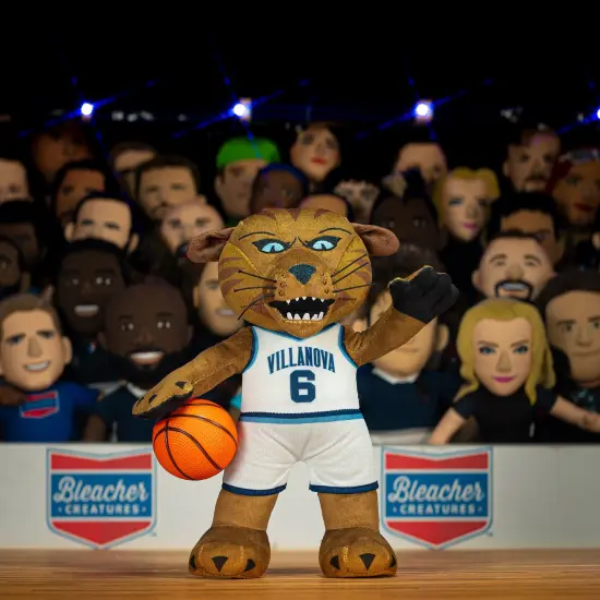 Bleacher Creatures Villanova Wildcats Will D. Cat 10" Mascot Plush Figure {2}