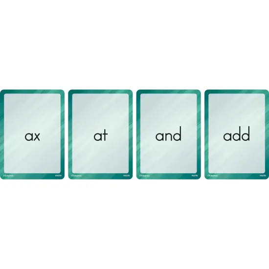 Four Score Card Game: Phonics, Pack of 3 {4}