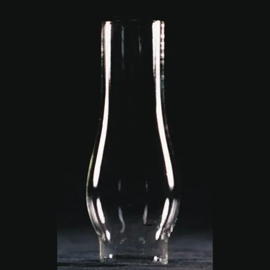 Clear Glass Lamp Chimney, Replacement Hurricane Globe Measures 1 1/4 inch Diameter Base x 4 1/2 inches High for Oil or Kerosene Lanterns {1}