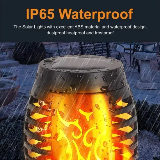 Upgraded Solar Outdoor Lights , 8 Pack Solar Lights for Outside {3}