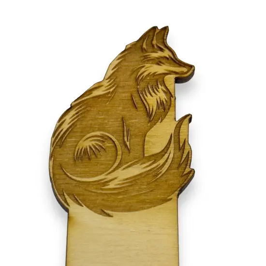 Bookmark - Sly Fox - Birch wood {2}