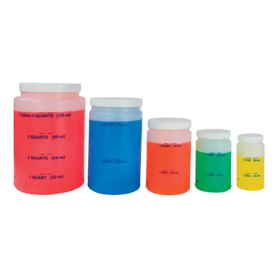 SI Manufacturing Classroom Measurement Bottles, Jars and Cups, and Teacher Guide {4}
