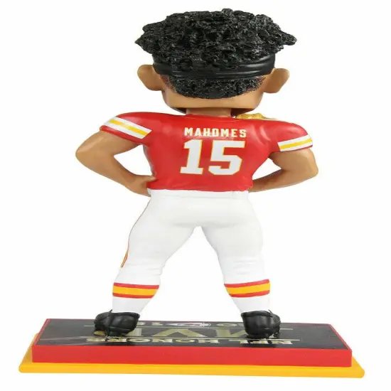 Kansas City Chiefs Patrick Mahomes #15 2018 MVP Award NFL Resin Bobblehead {3}