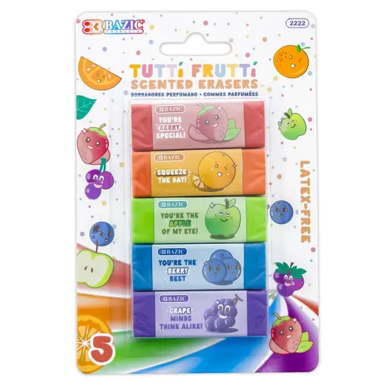 BAZIC Scented Eraser (5/Pack) {1}