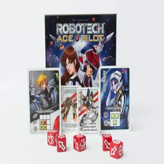 Robotech Ace Pilot Card Game | For 2-4 Players {4}