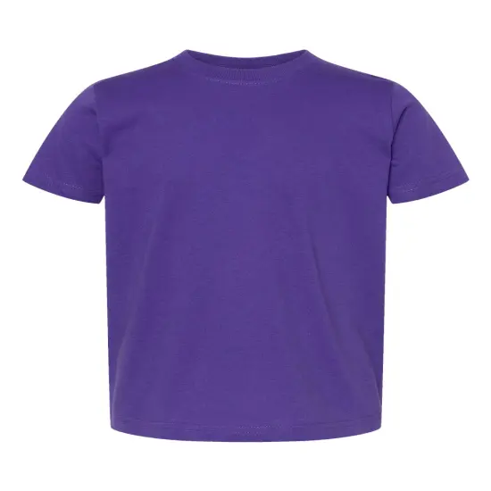 Rabbit Skins&reg; Toddler Crewneck Short Sleeve Fine Jersey Tee Purple {1}
