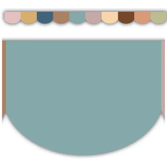 Everyone is Welcome Scalloped Die-Cut Border Trim, 35 Feet Per Pack, 6 Packs {3}