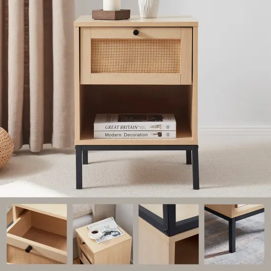 Nestl Small Night Stand End Table {10}