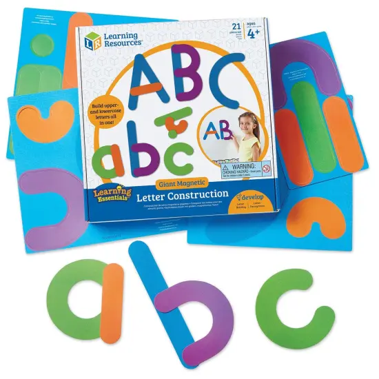 Giant Magnetic Letter Construction, 21-Piece Set {1}