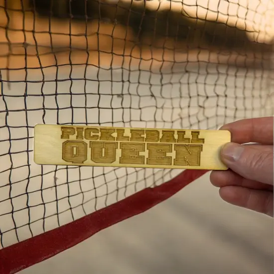Bookmark - Pickleball Queen - Birch wood {5}