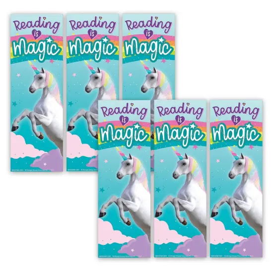 Unicorn Reading is Magic Bookmarks, 36 Per Pack, 6 Packs {1}