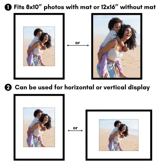 Americanflat Poster Frame With Mat - Perfect for Photos and Artwork {4}