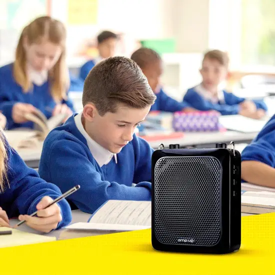 Amp-Up&trade; Personal UHF Voice Amplifier with Wireless Microphone &ndash; up to 40 Channels without Interference! {4}