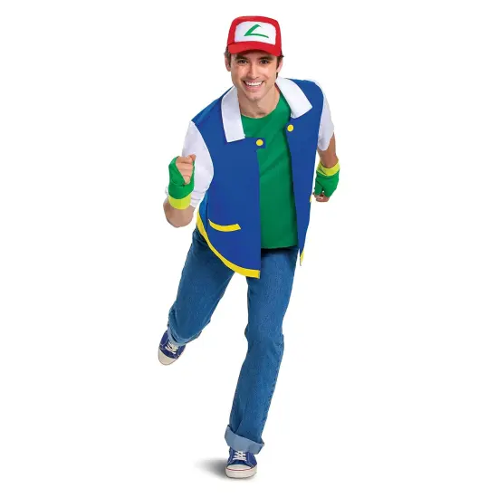 Pokemon Ash Ketchum Classic Unisex Adult Costume {1}