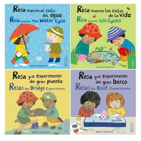 Rosa's Workshop Set 1 & 2 Bilingual Spanish/English 8-Book Set {3}