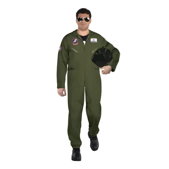 Top Gun: Maverick Flight Suit Costume Adult Mens {2}