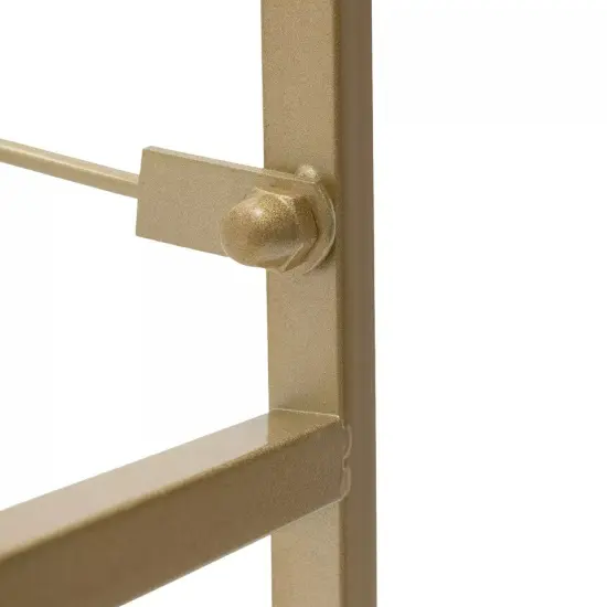 Flower Display Stand With 12* Bucket 3-layer Metal Plant Stand Shelf W/wheels {3}