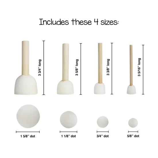 Dot Daubers, 4 Sizes, Pack of 40 {2}