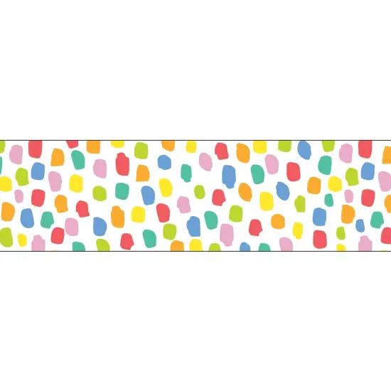 Core Decor Colorful Messy Dots EZ Border, 48 Feet Per Pack, 3 Packs {3}
